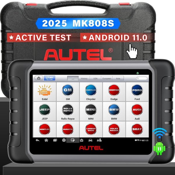 画像1: Autel 診断機 MaxiCOM MK808S 日本語対応 自動車故障診断機 OBD2 全システム診断スキャナー (1)