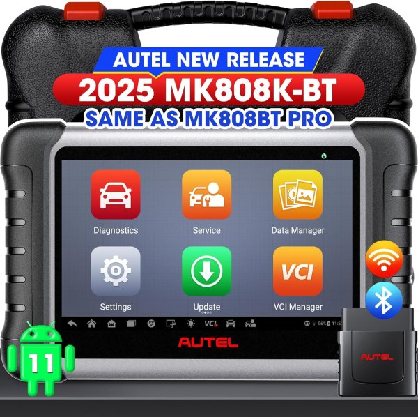 画像1: Autel 診断機 MaxiCOM MK808K-BT 日本語対応 自動車故障診断機 OBD2 全システム診断スキャナー (1)